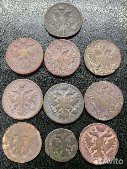 Монеты Царские медь