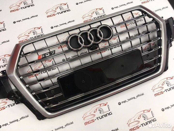 Решётка на Audi Q7 15-н.в SQ7 Стиль 1