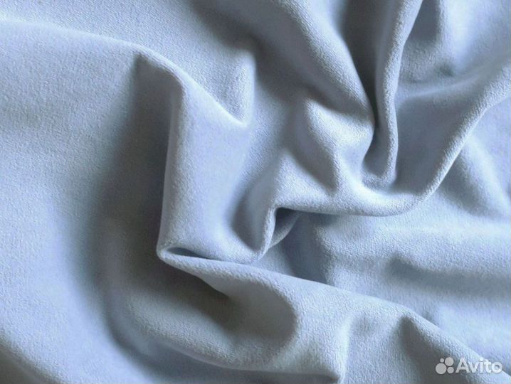 Бархат на шторы мебель Германия Барвинок Крайола