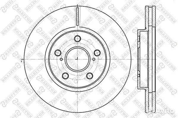 6020-4592V-SX диск тормозной передний\ Toyota Camr