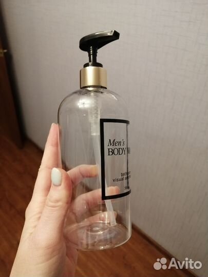 Дозатор для мыла, геля для душа, 500мл