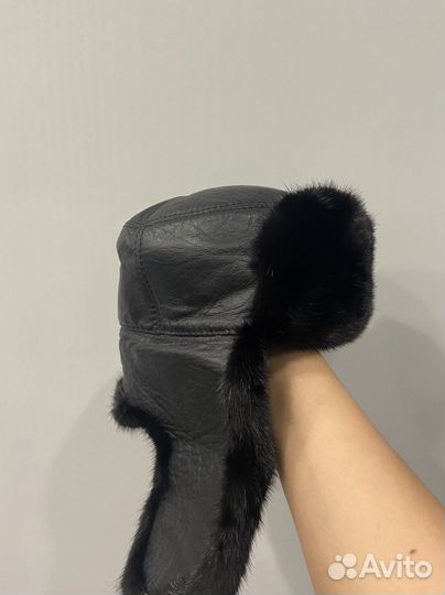 Норковая шапка мужская