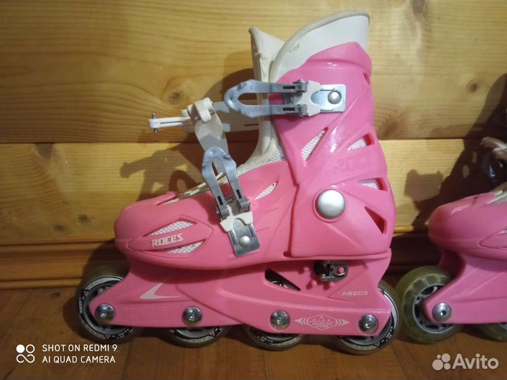 Роликовые коньки детские раздвижные