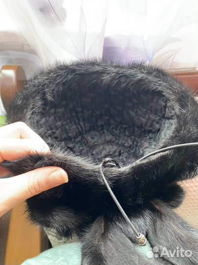 Шапка норковая женская