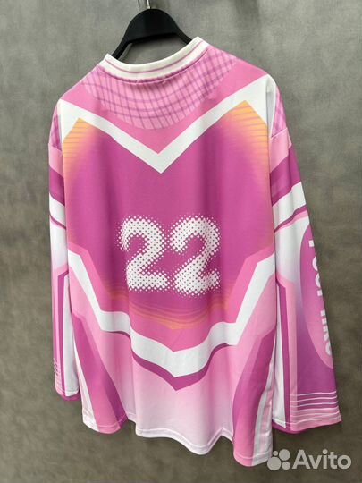 Джерси Vetements оверсайз розовая