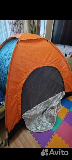 Палатка быстросборная новая 4х местная