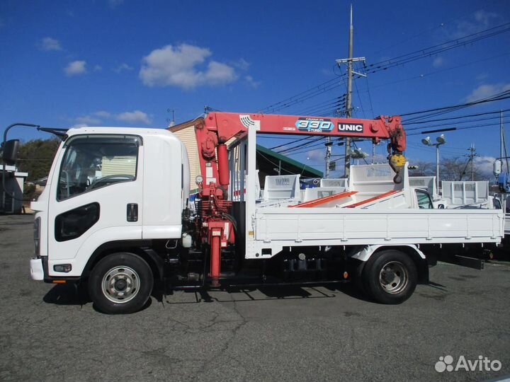 Бортовой грузовик Isuzu Forward (F-Series) с КМУ UNIC, 2007