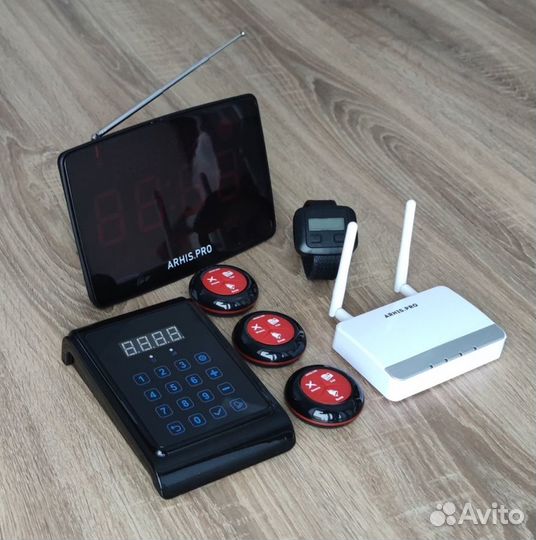 Кнопка вызова медперсонала, персонала, врача, часы