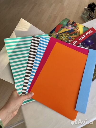 Набор для скрапбукинга: Картон, Карандаши, Декор