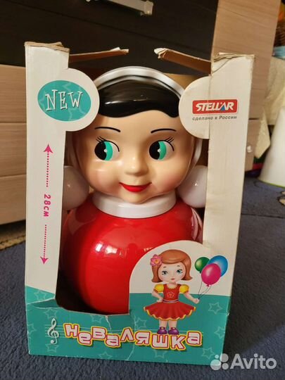 Игрушка неваляшка 28см