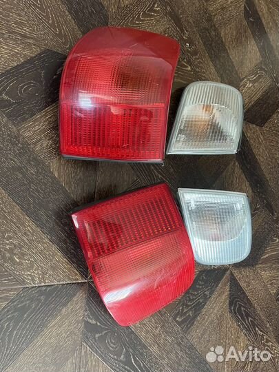 Передние и задние фонари На Ауди 100 93