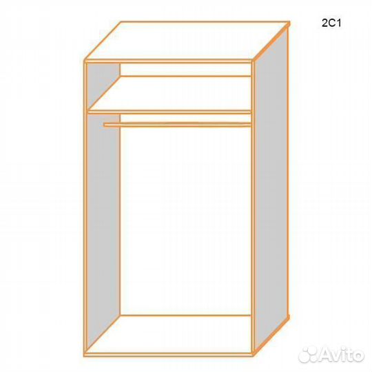 Стеллаж широкий Хемнэс из массива