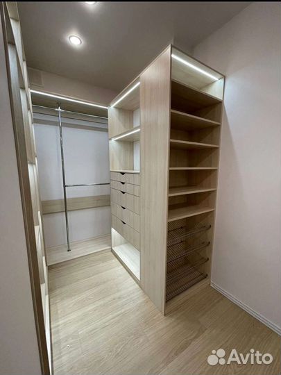 Изготовление гардеробных на заказ. Мебель на заказ