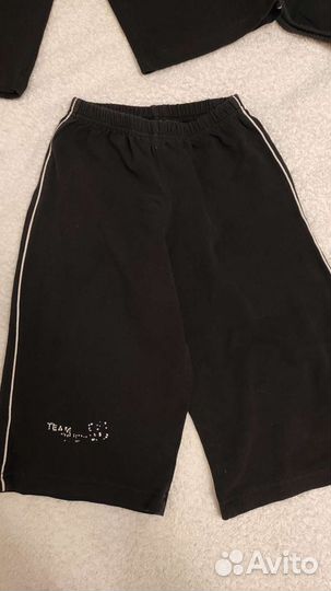 Шорты черные для школы 116-134