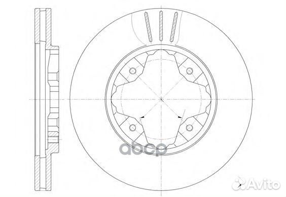 6205.10 диск тормозной передний Honda Accord