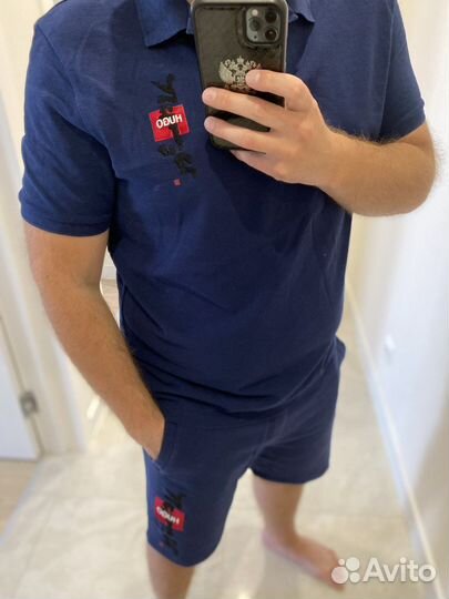 Костюм шорты и футболка Hugo Boss