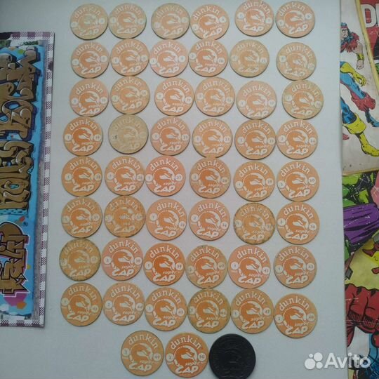 Фишки кепсы Mortal Kombat 3 Dunkin Caps 90е 00е