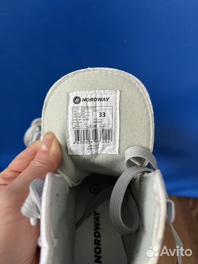 Коньки фигурные детские 33 размер, Nordway