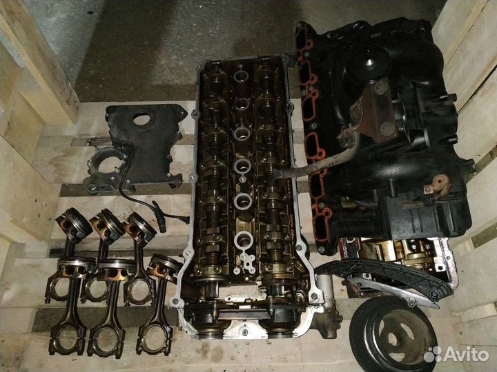 Двигатель bmw m54b22 на запчасти