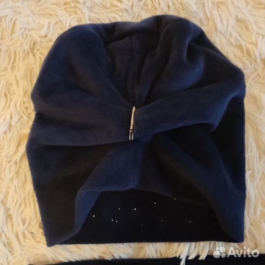 Шапка и снуд женский