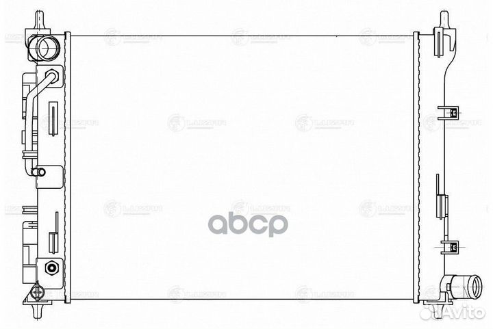 Радиатор охл. для а/м Hyundai Solaris II/Kia Ri