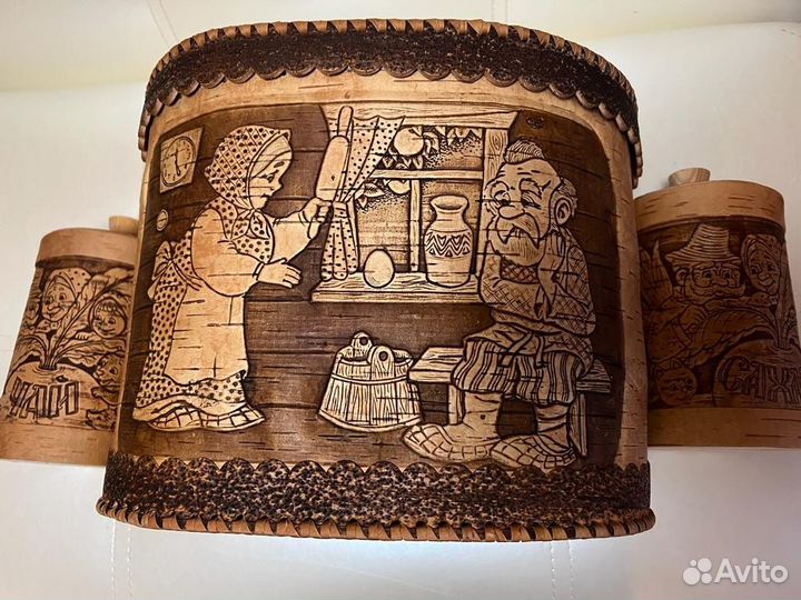 Туяс, короб из бересты комплект