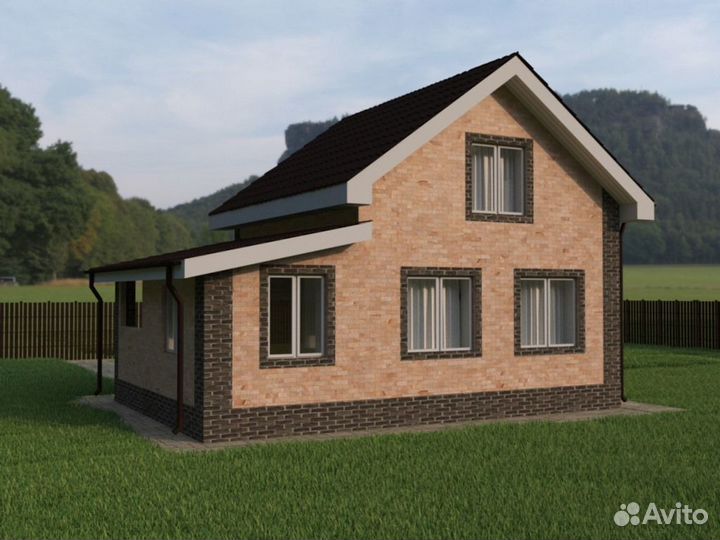 Альбом Проект дома - 57,26 м2