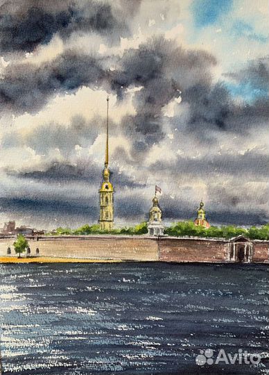 Петербург акварелью