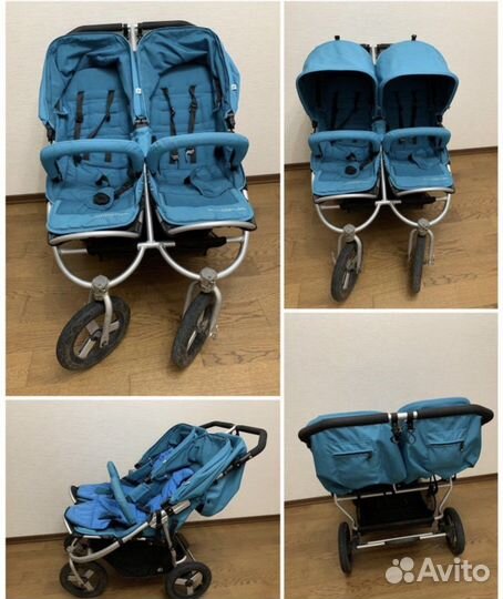 Коляска для двойни, погодок bumbleride indie twin