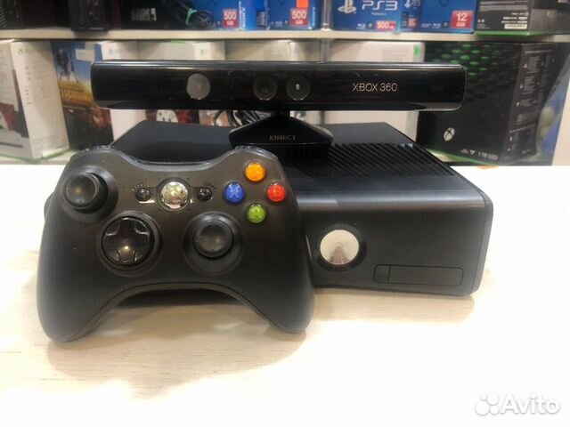 X-Box 360 Slim 500gb + Kinect + 140 игр