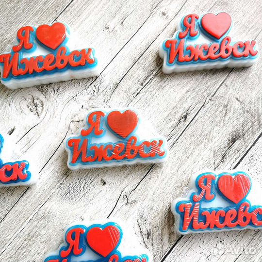 Сувенир Я люблю Ижевск, мыло ручной работы