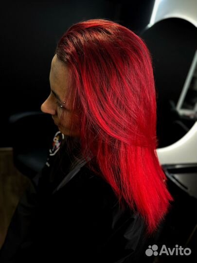 Цветное окрашивание волос