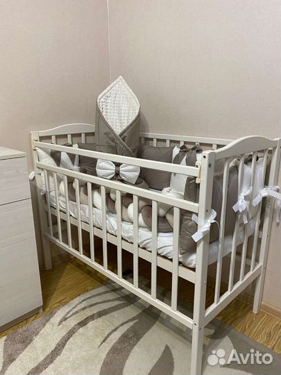 Постельное, бортики, конверт