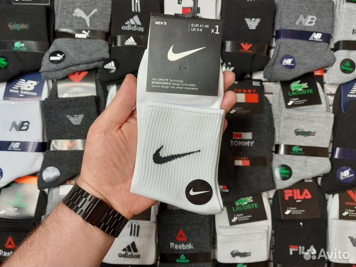 Носки Nike Adidas Puma Reebok