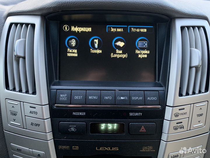 Тачскрин дисплей на Lexus RX 330,350,400