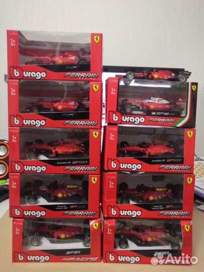 Модели formula 1 Bburago 1/43 Ferrari