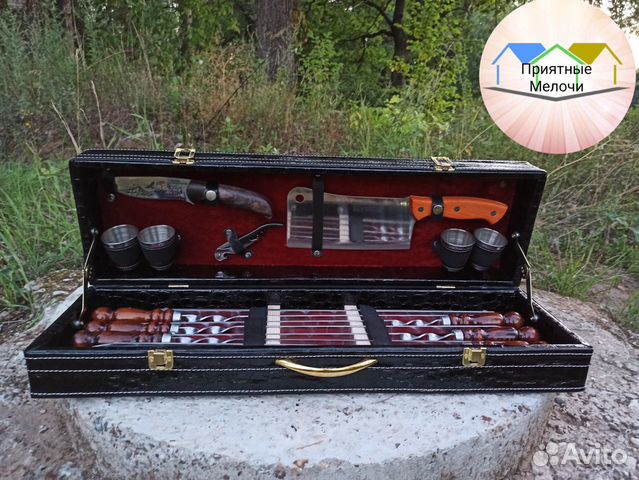 Набор шампуров нож топор