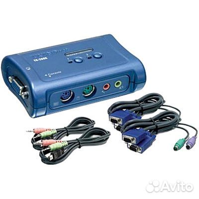 Переключатель KVM 2х и 4х портовые