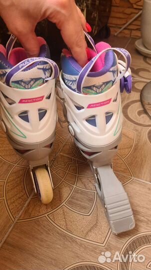 Роликовые коньки детские раздвижные