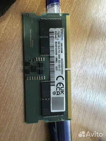 Модуль памяти samsung SO - dimm DDR5 8гб 5600мгц