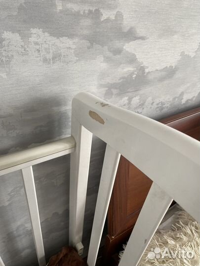 Детская кроватка 120х60 с продольным маятником