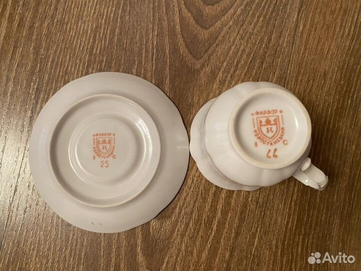 Кофейный сервиз - Коростеньский фарфор