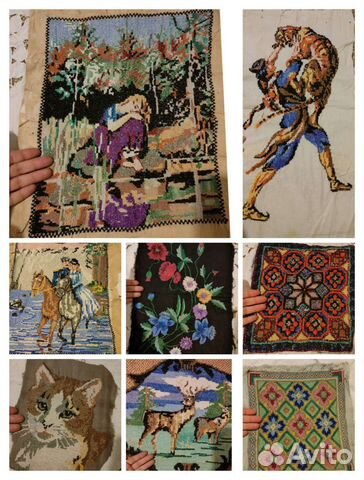 Вышивка старинная ришелье рушники картины крестом