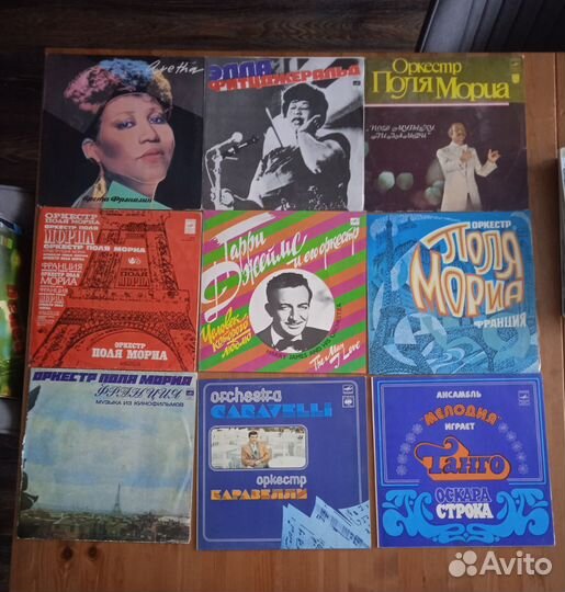 Виниловые пластинки джаз блюз и оркестры