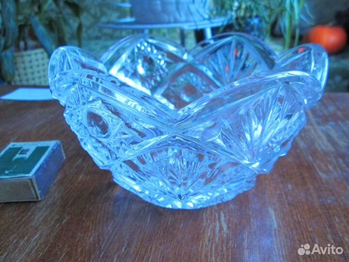 Посуда хрусталь, стекло, вазы, салатники, СССР