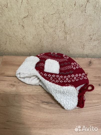 Шапка с рождественским узором