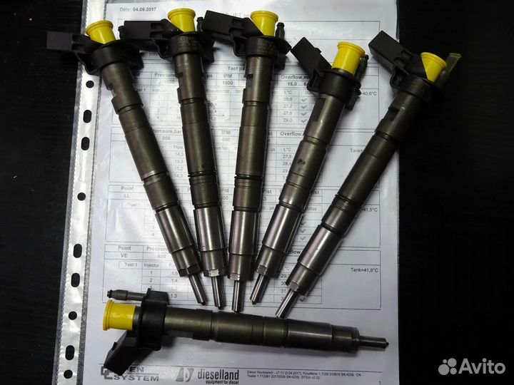 Форсунки 0445115003/0986435358 Audi/VW 3.0 TDI