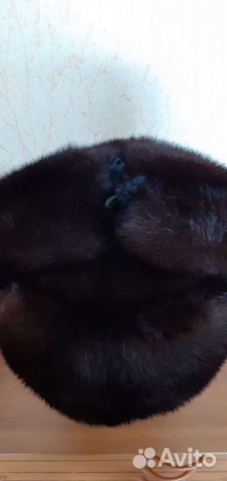 Норковая шапка мужская 58размер