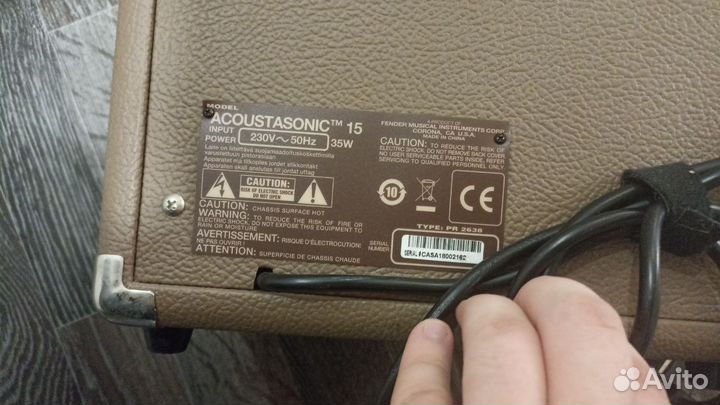 Комбоусилитель fender 35W