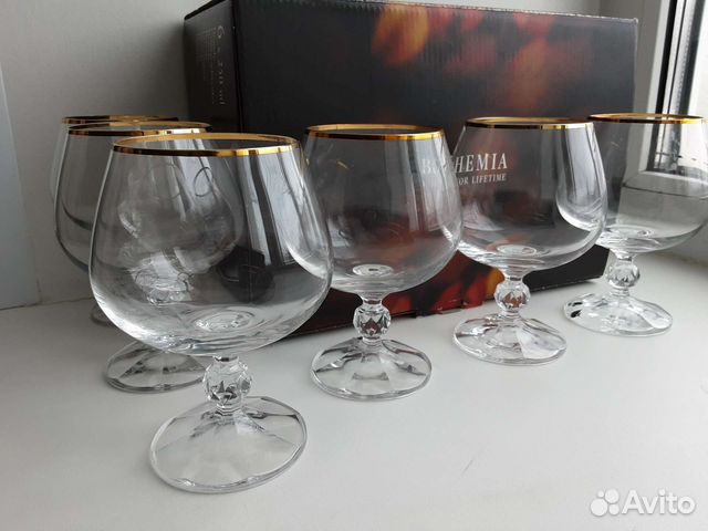 Фужеры Bohemia, набор на 6 персон